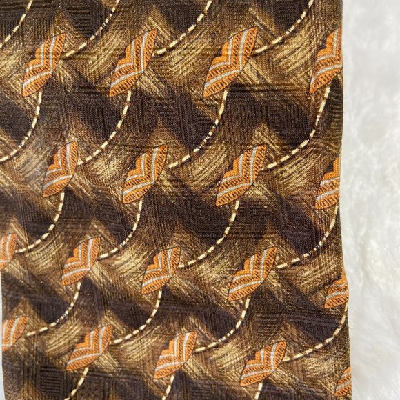Vintage Robert Talbott Best of Class Nordstrom Geometric Silk Tie Hand Sewn - Picture 4 of 5